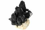 Black Tourmaline (Schorl) Crystals with Orthoclase - Namibia #132207-2